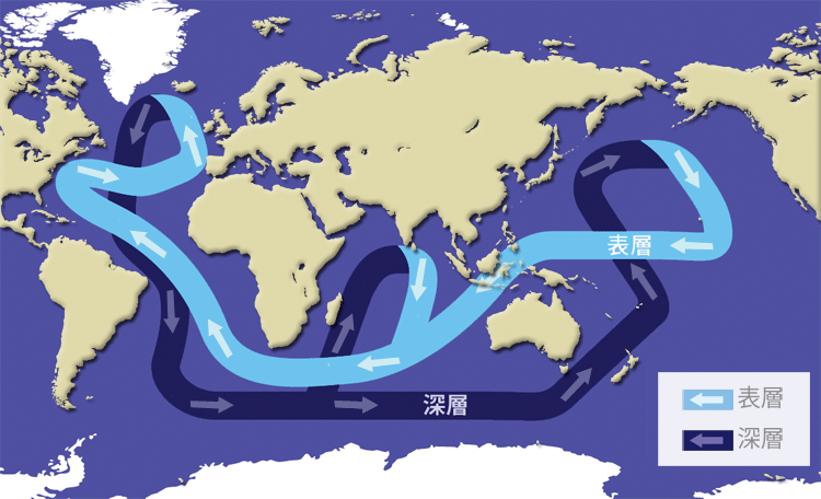 海洋深層水地図