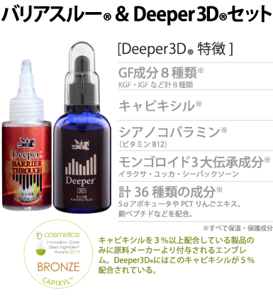 バリアスルーとDeeper3Dのセット