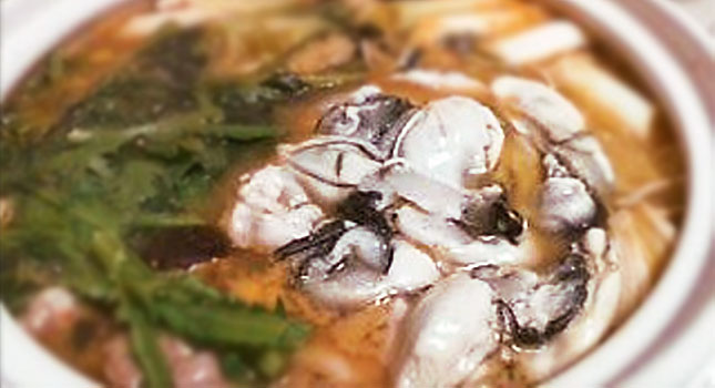牡蠣鍋（カキなべ）