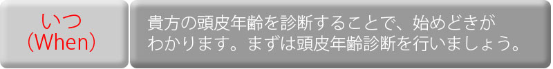 頭皮年齢診断チェックページへ