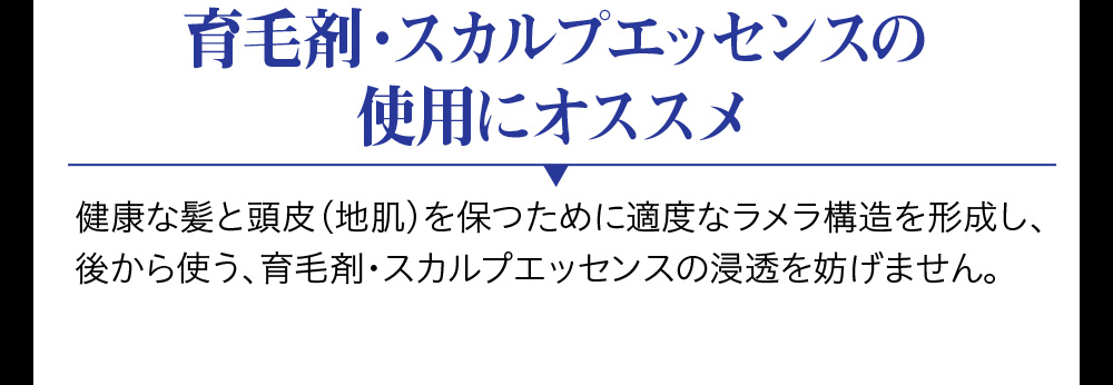 育毛剤・スカルプエッセンスの使用にオススメ