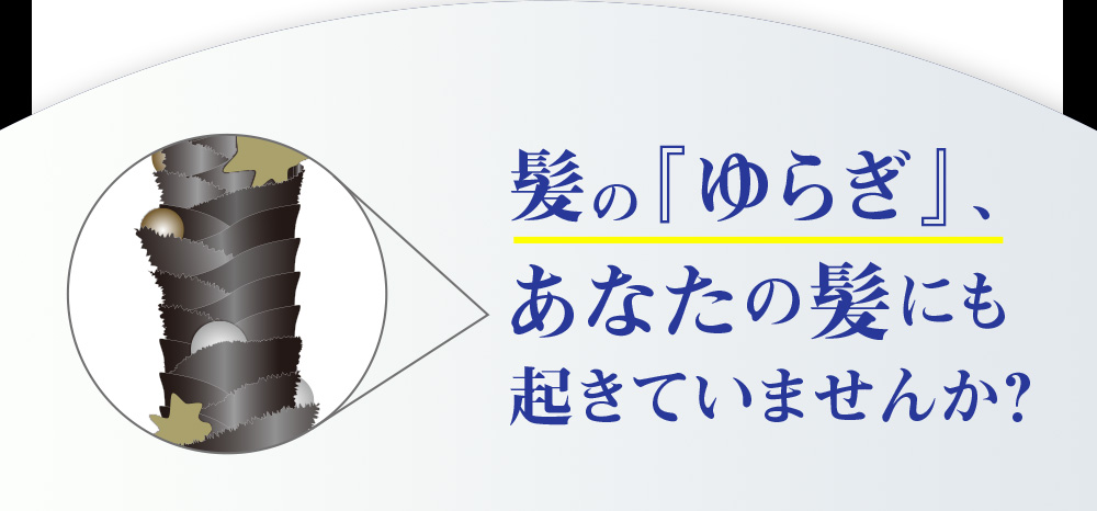 髪「ゆらぎ」、あなたの髪にも起きていませんか？