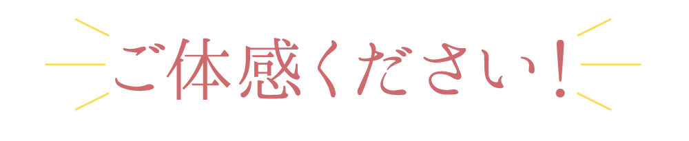 体感してください。