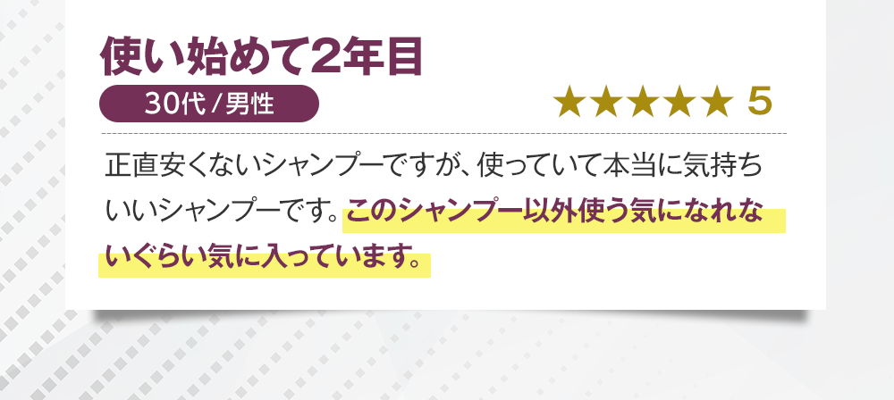 使い始めて2年目
