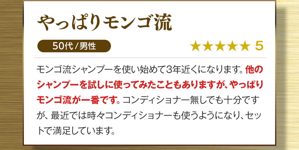 やっぱりモンゴ流