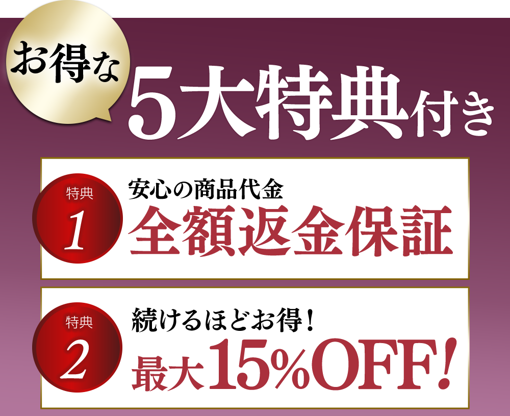 5大特典付き